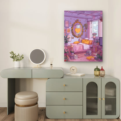 Wallency Self Love Club 60x90cm Metal Print Ready to Hang