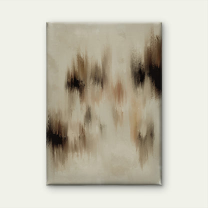 contemporary abstract hand oil painted art Neutral Canvas Print Wall Art Decor 100% Australian Made