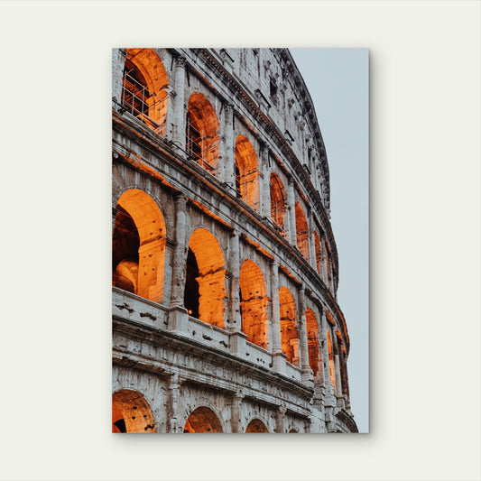 The Colosseum, Rome, Italy 40x60cm Metal Print Ready to Hang