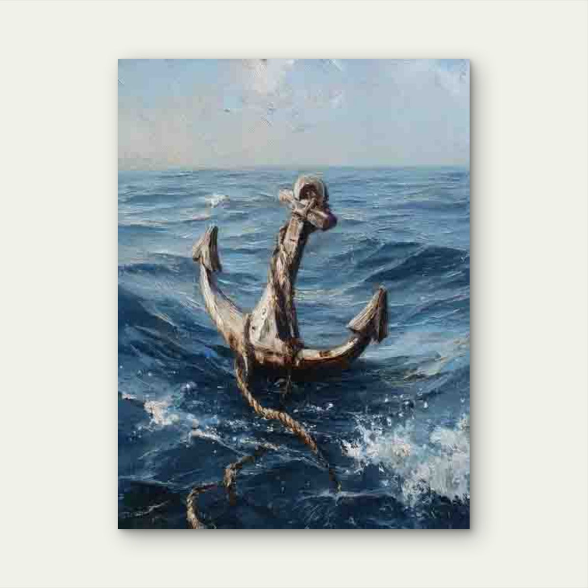 An Anchor 60x90cm Metal Print Ready to Hang