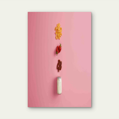 Homemade Breakfast Metal Print Ready to Hang