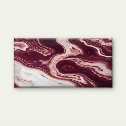 Maroon Rose Gold Marble Wall Art Canvas Office Home Room Framed 120x60cm