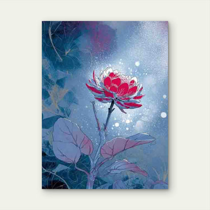 The Flower That Blooms in Adversity Is The Rarest 60x90cm Metal Print Ready to Hang