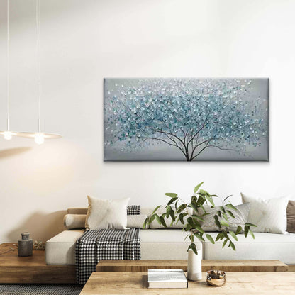 Abstract Tree Pattern Featuring Wall Art Canvas Office Home Room Framed 120x60cm
