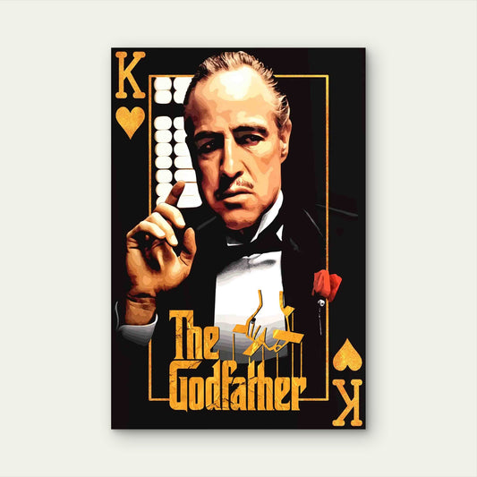 Classic Mobster King of Hearts 60x90cm Metal Print Ready to Hang