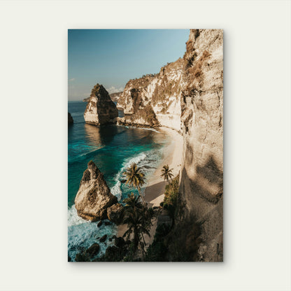 Diamond Beach Nusa Penida Indonesia 40x60cm Metal Print Ready to Hang