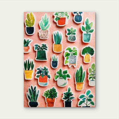 Plant Parent Sticker 60x90cm Metal Print Ready to Hang