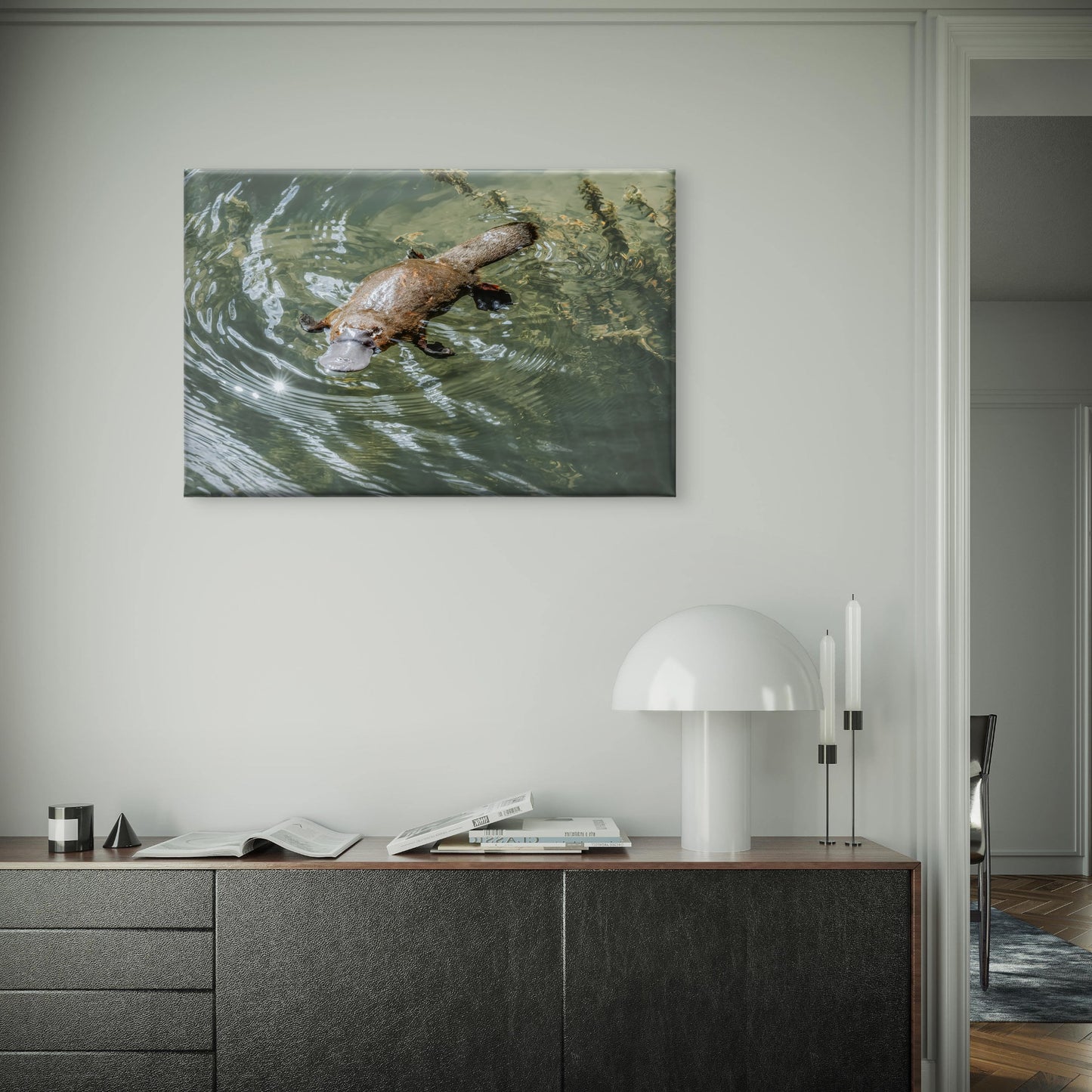Platypus Eungella National Park Queensland Wall Art Decor 100% Australian Made