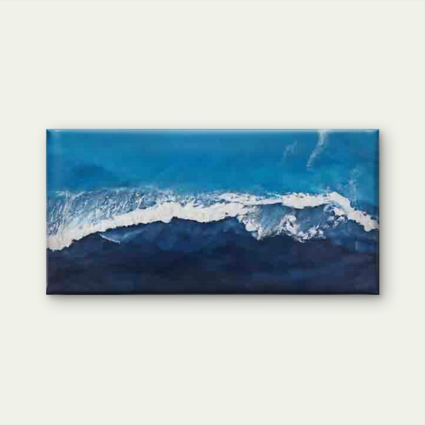 Ocean Waves And Sea Water Wall Art Canvas Office Home Room Framed 120x60cm