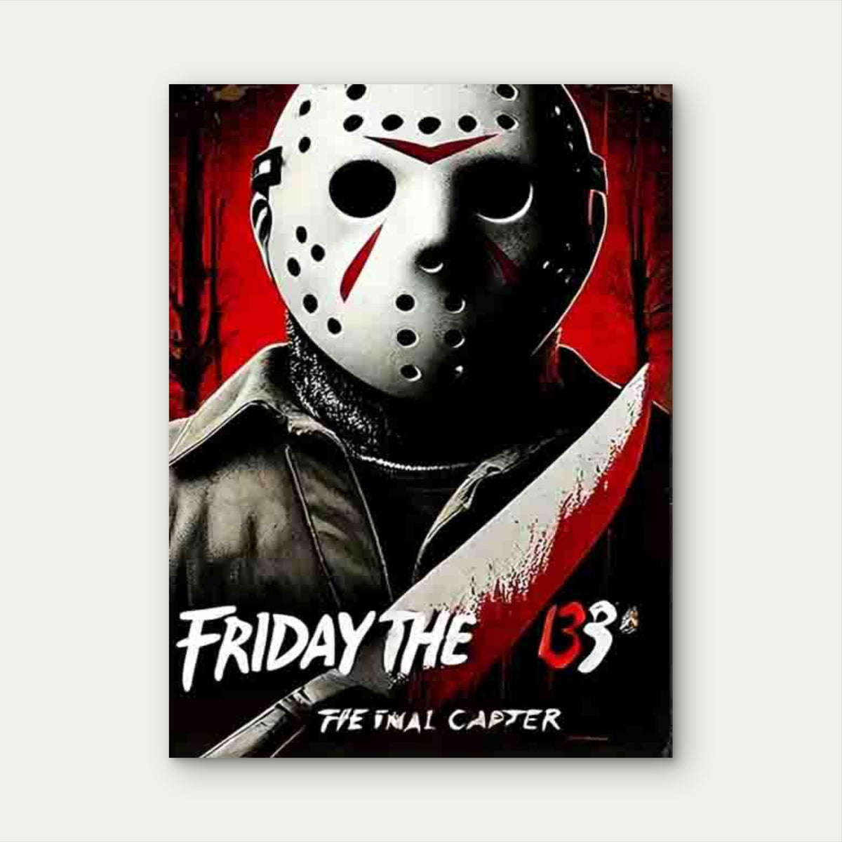 Black Theme Movie Metal Print Ready to Hang
