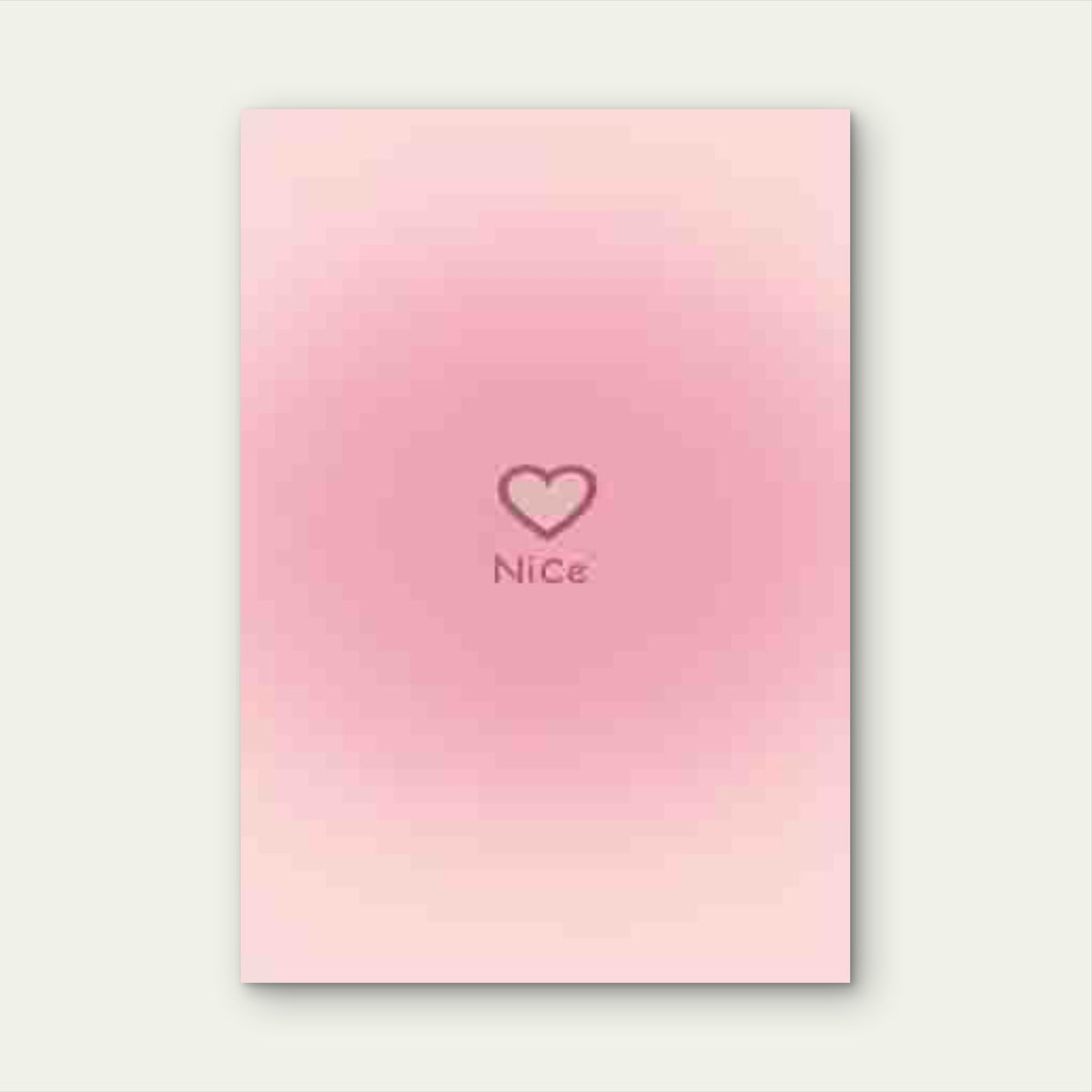 Nice Cursive Lettering Heart Accent Metal Print Ready to Hang