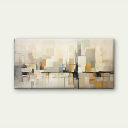 Modern Abstract Geometric Wall Art Canvas Office Home Room Framed 120x60cm