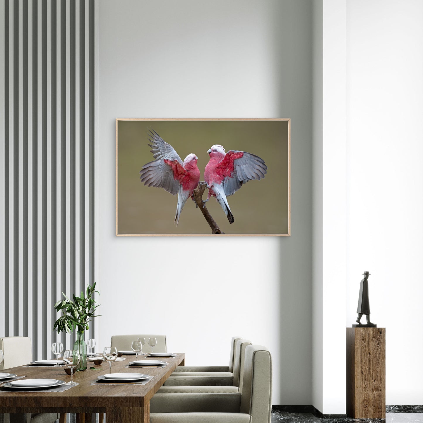 Galahs on Cooper Creek South Australia Wall Art Decor 100% Australian Made