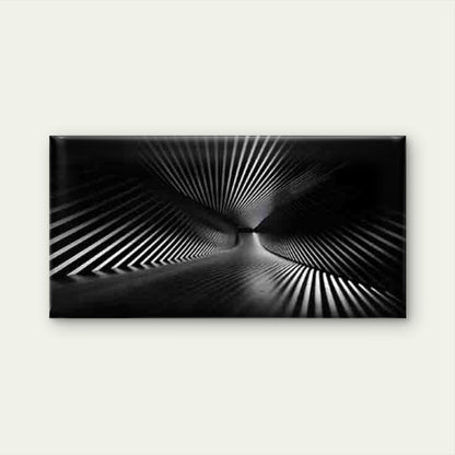 Futuristic Tunnel Pattern Wall Art Canvas Office Home Room Framed 120x60cm