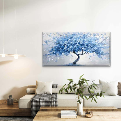 Minimalist Abstract Tree Wall Art Canvas Office Home Room Framed 120x60cm