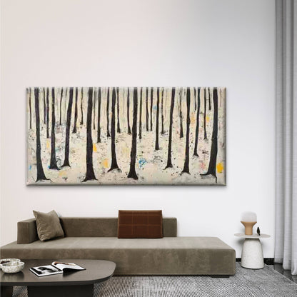 Abstract Art Neutral Tones Wall Art Canvas Office Home Room Framed 120x60cm