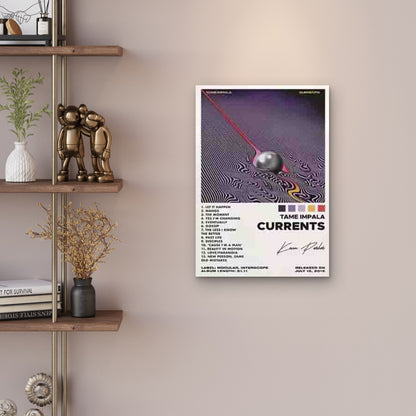 Tame Impala Currents Album Art Metal Print Ready to Hang