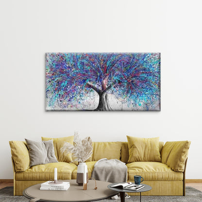 Abstract of a Colorful Tree Wall Art Canvas Office Home Room Framed 120x60cm