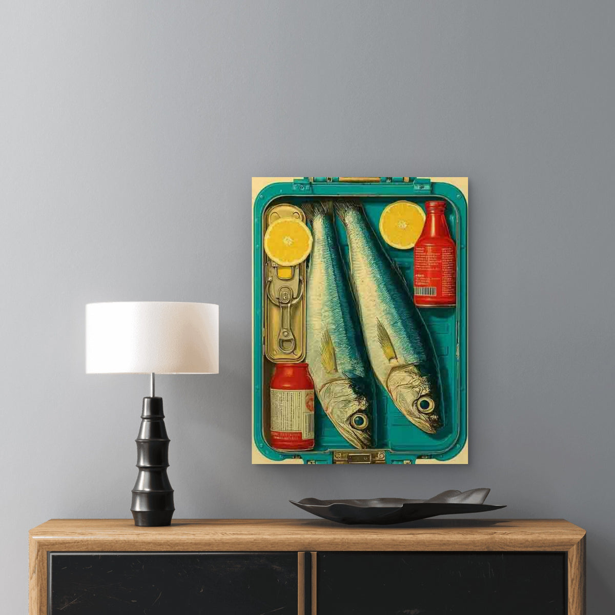 The Wizarding World 60x90cm Metal Print Ready to Hang