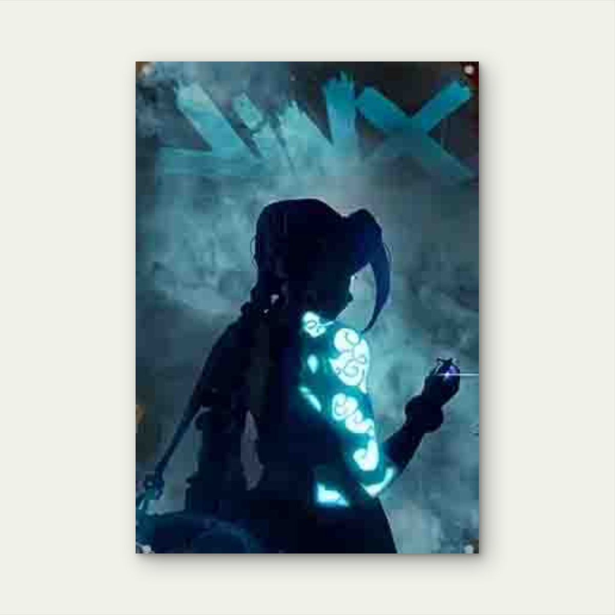Glow Arcane League of Legends Metal Print Ready to Hang