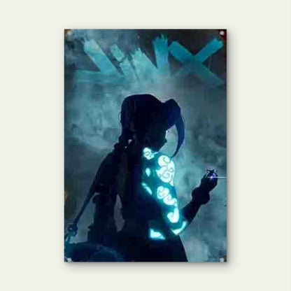 Glow Arcane League of Legends Metal Print Ready to Hang