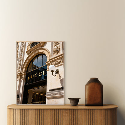 Italian High End Fashion Store Front Wall Art Decor 100% Australian Made