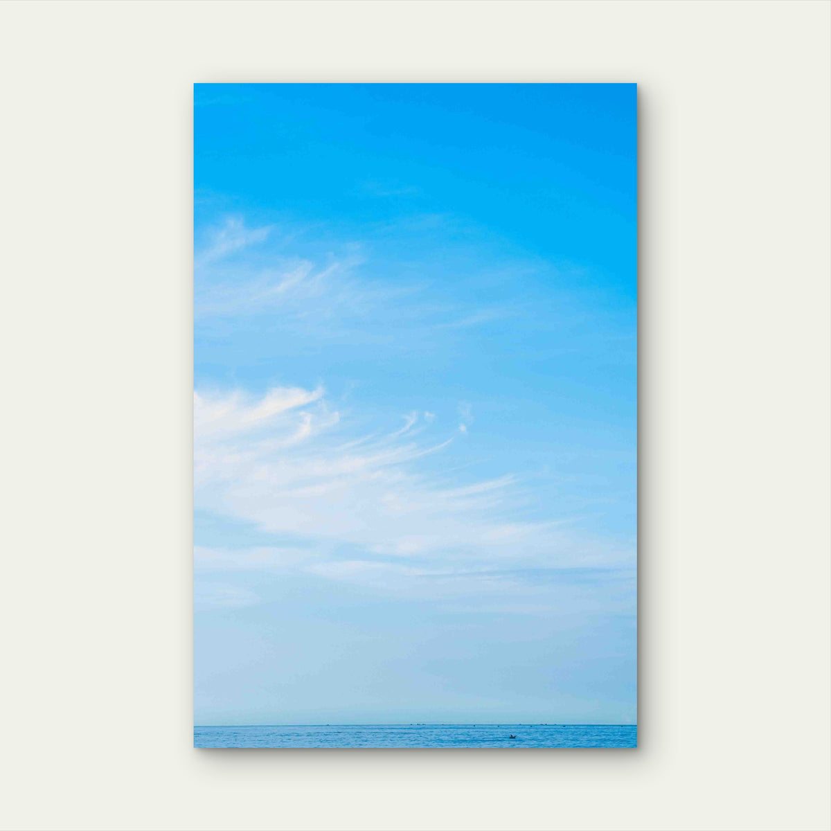 Sunrise Blue Sky 60x90cm Metal Print Ready to Hang