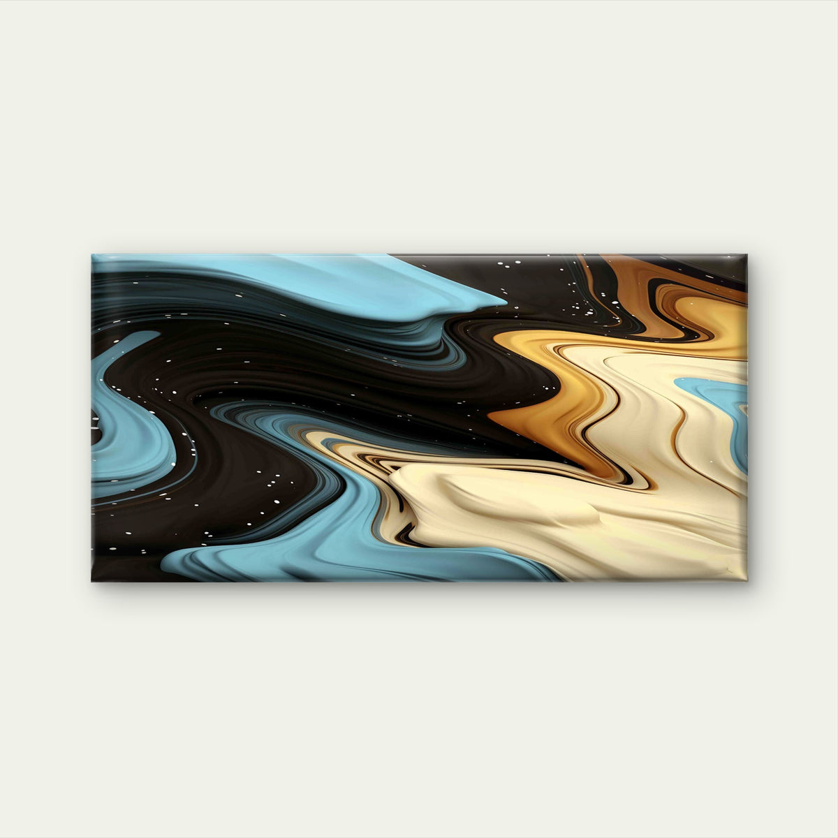 Abstract Ink Art Background Wall Art Canvas Office Home Room Framed 120x60cm