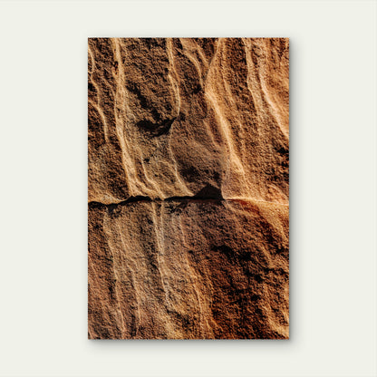 Sandstone Illustration 40x60cm Metal Print Ready to Hang