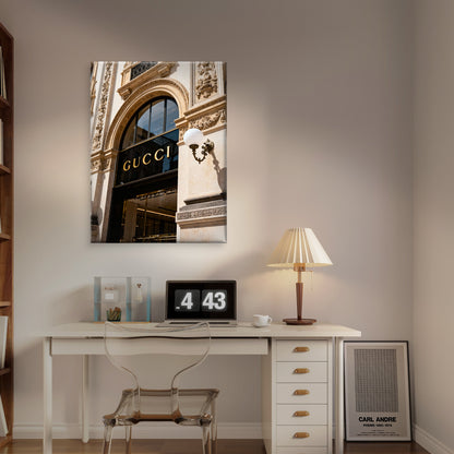 Italian High End Fashion Store Front Wall Art Decor 100% Australian Made