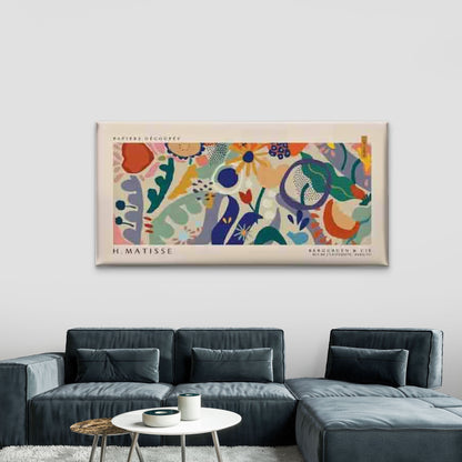H. Matisse Papiers Découpes Wall Art Canvas Office Home Room Framed 120x60cm