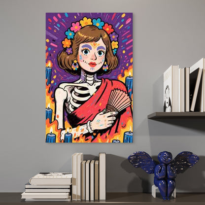 Sugar - Skull People 60x90cm Metal Print Ready to Hang
