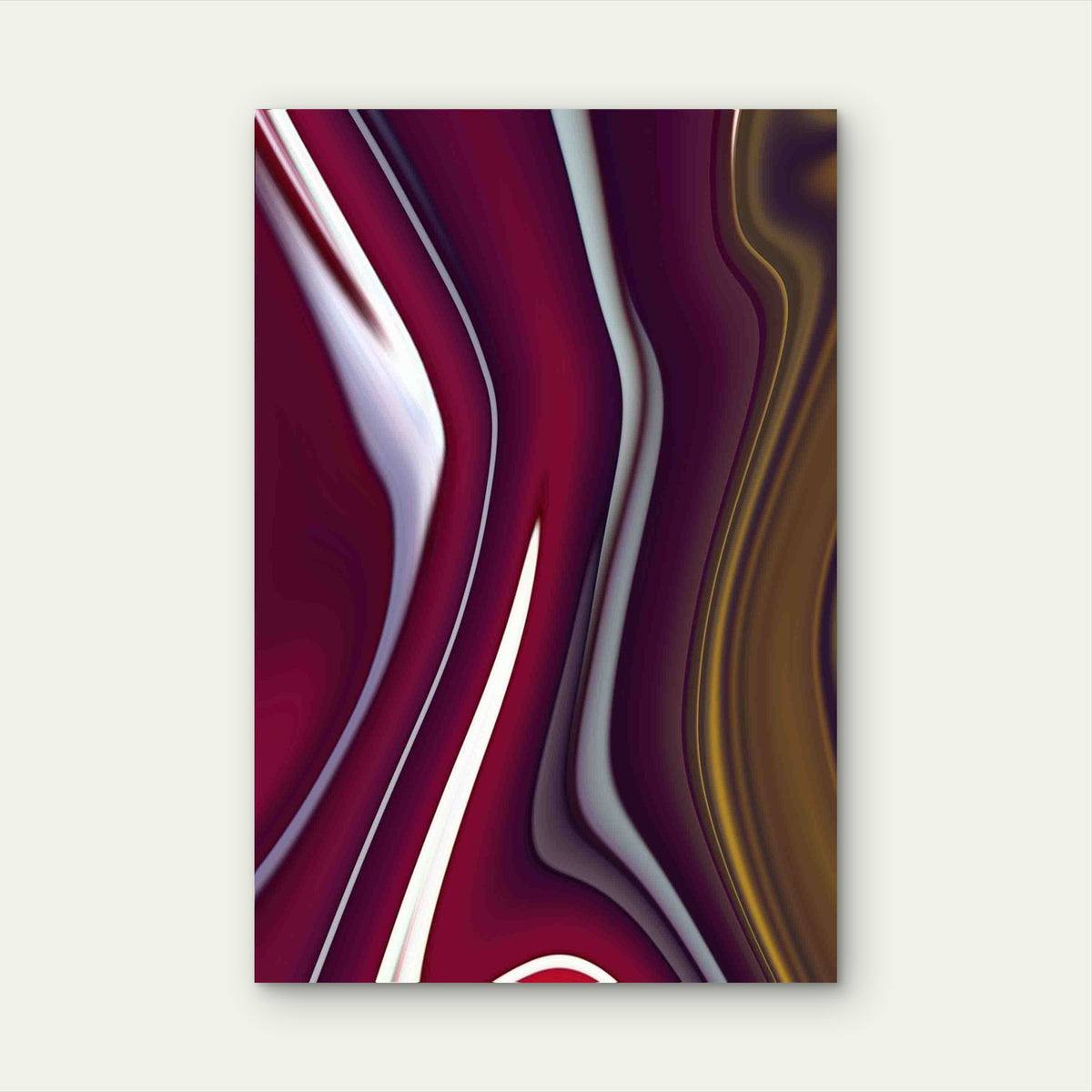 Red and Yellow Abstract Background Metal Print Ready to Hang