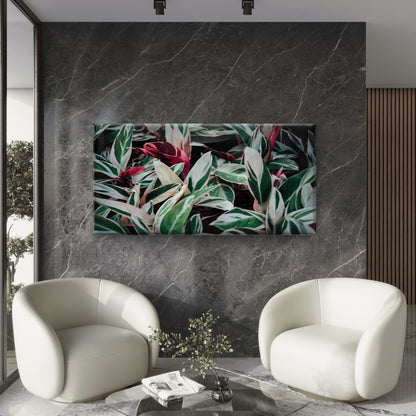 Abstract Background Flowers Wall Art Canvas Office Home Room Framed 120x60cm