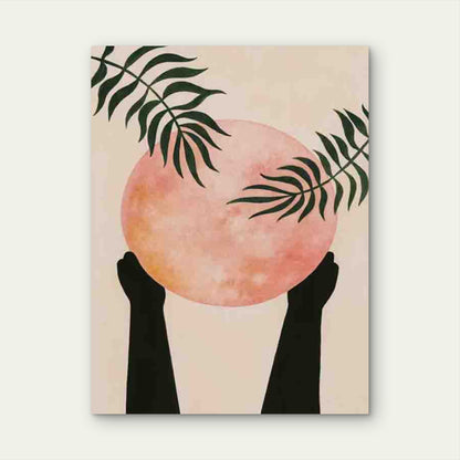 Artwork Featuring Hands 60x90cm Metal Print Ready to Hang