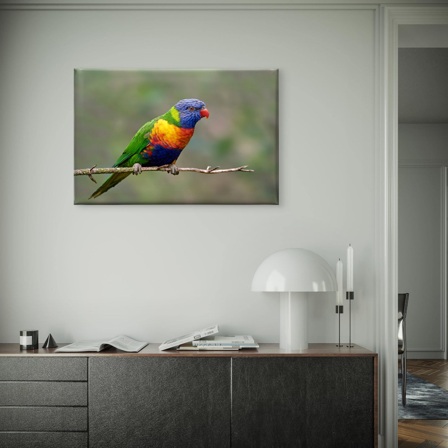Rainbow Lorikeet Australia Wall Art Decor 100% Australian Made