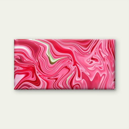 Abstract Swirls ,Pink and Gold Wall Art Canvas Office Home Room Framed 120x60cm