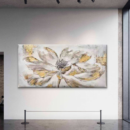 Abstract Leaf Design Wall Art Canvas Office Home Room Framed 120x60cm