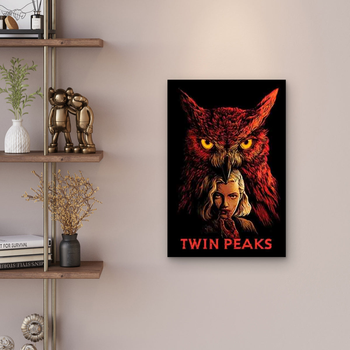 Twin Peaks 60x90cm Metal Print Ready to Hang