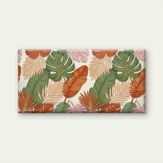 Tropical Monstera Leaves Botanical Wall Art Canvas Office Home Framed 120x60cm