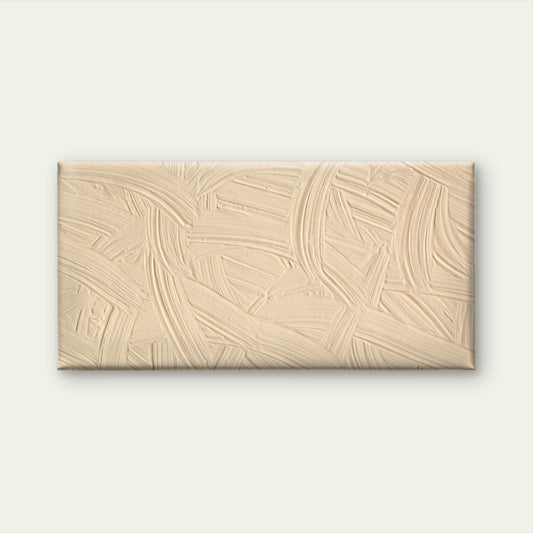 Minimalist Beige Neutral Abstract Wall Art Canvas Office Home Framed 120x60cm