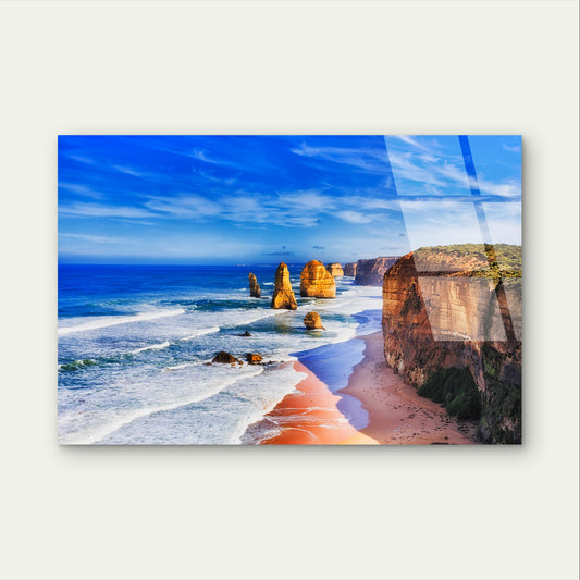 Twelve Apostles Victoria Ocean Coast Acrylic Glass Printing Wall Art Australian Made Quality