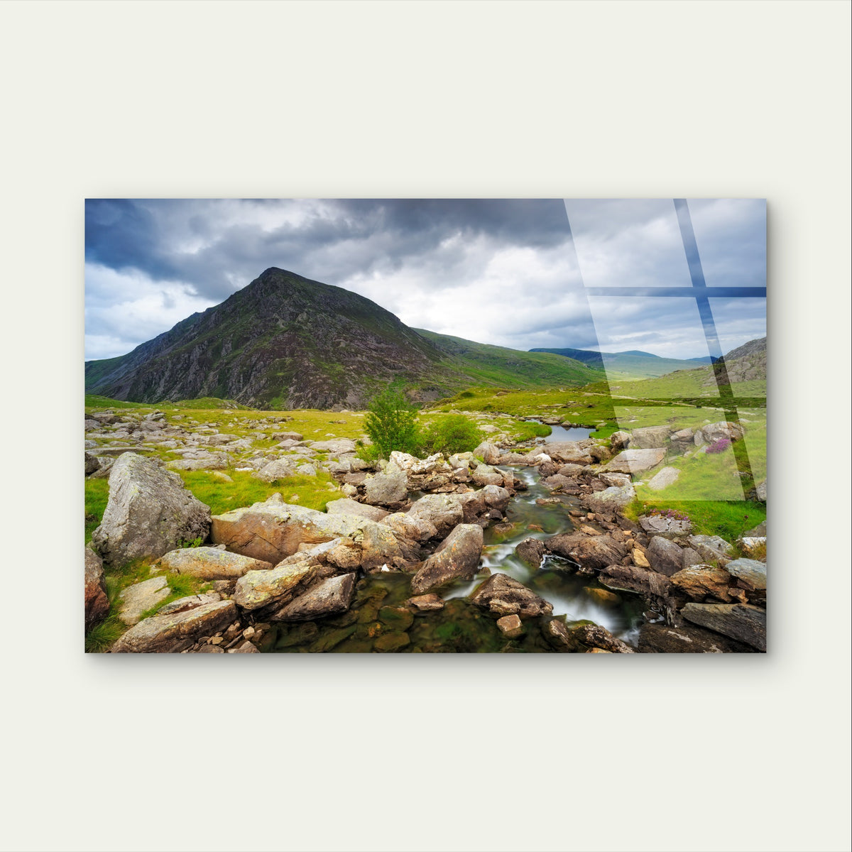 Snowdonia Pen yr Ole Wen Mountain Valley Acrylic Glass Printing Wall Art Australian Made Quality
