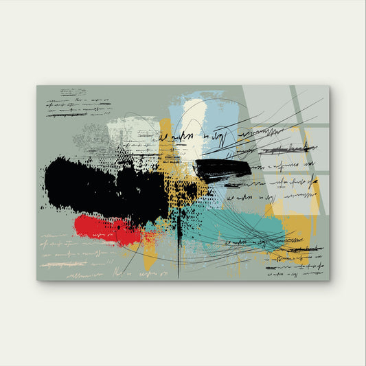 Abstract Graffiti Street Art Calligraphy Acrylic Glass Printing Wall Art Australian Made Quality