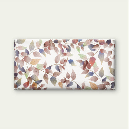 Watercolor Pastel Leaves Branch Wall Art Canvas Office Home Framed 120x60cm