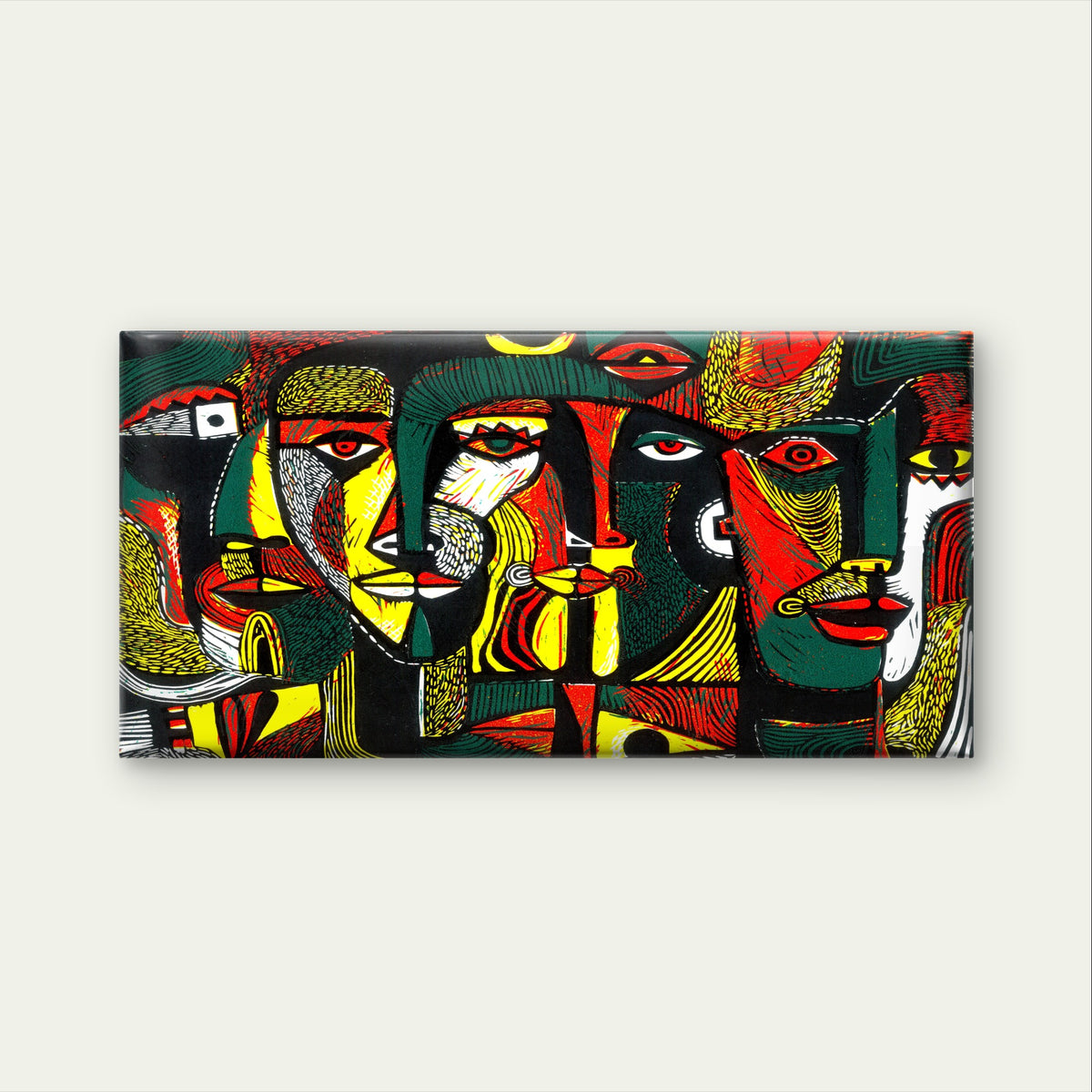 African Abstract Tribal Colorful Wall Art Canvas Office Home Framed 120x60cm