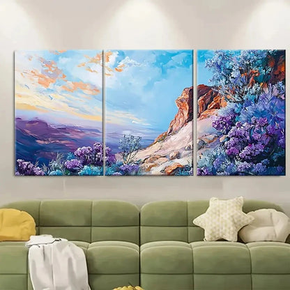 3pcs Ayers Rock Australia Travel Print Metal Print Ready to Hang Art