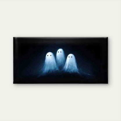 Glowing Ghosts with Glowing Ink Wall Art Canvas Office Home Room Framed 120x60cm