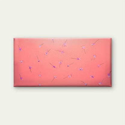 Flower With Psychedelic Wall Art Canvas Office Home Room Framed 120x60cm