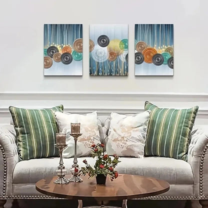 3pcs Paintings Minimalist Abstract  Metal Print Ready to Hang Art